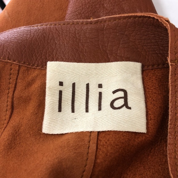 ILLIA Buckskin Suede Asymmetrical Wrap Skirt - Picture 5 of 6